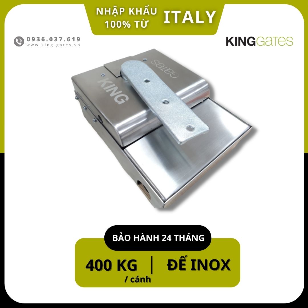 Motor Cổng Tự Động Âm Sàn Introsmallc Đế Inox 304 - KingGates Italia