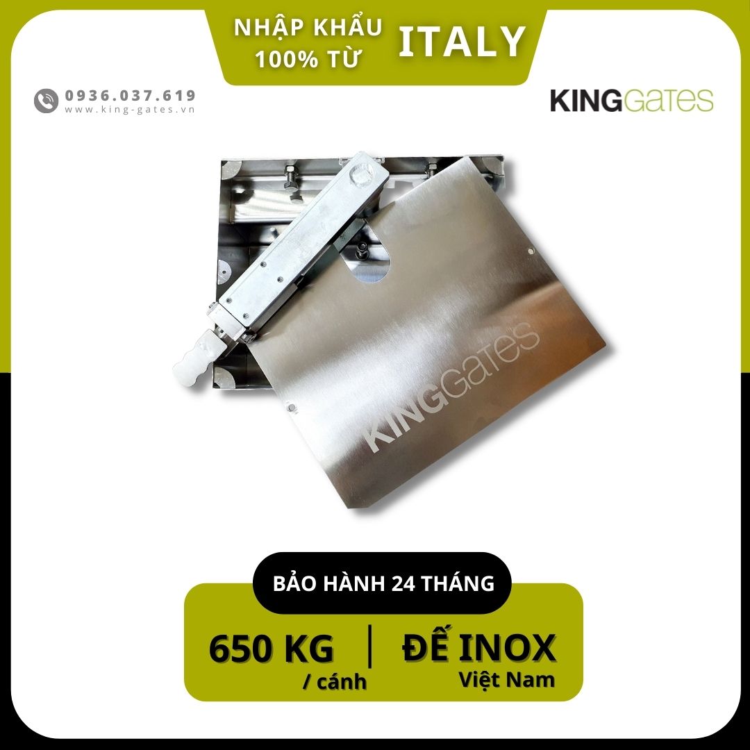 Motor Cổng Tự Động Âm Sàn Intro 24-400 Đế Inox 304 Việt Nam