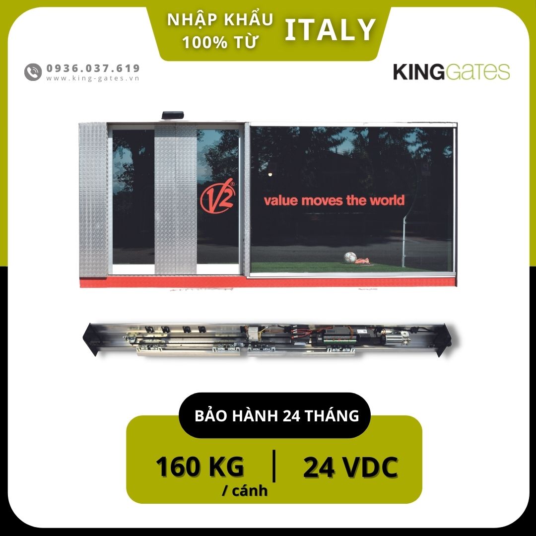 Cửa Kính Trượt Tự Động SLAID 160 Italia