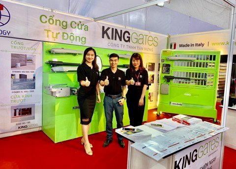 KING GATES tưng bừng tham gia Triển lãm Quốc tế VIETBUILD 2019 tại Hà Nội Lần 3