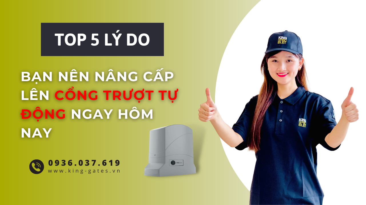 5 Lý Do Bạn Nên Nâng Cấp Lên Cổng Trượt (Cổng Lùa) Tự Động Ngay Hôm Nay