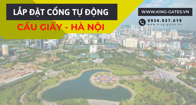 Lắp Đặt Cổng Tự Động Tại Cầu Giấy - Hà Nội