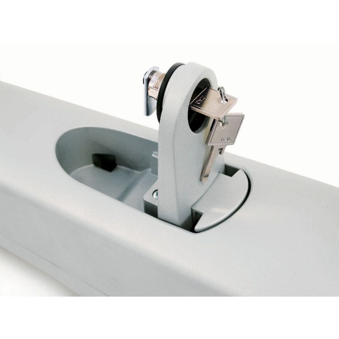 khóa cơ khí motor cổng tay đòn kinggates dùng mở khi mất điện