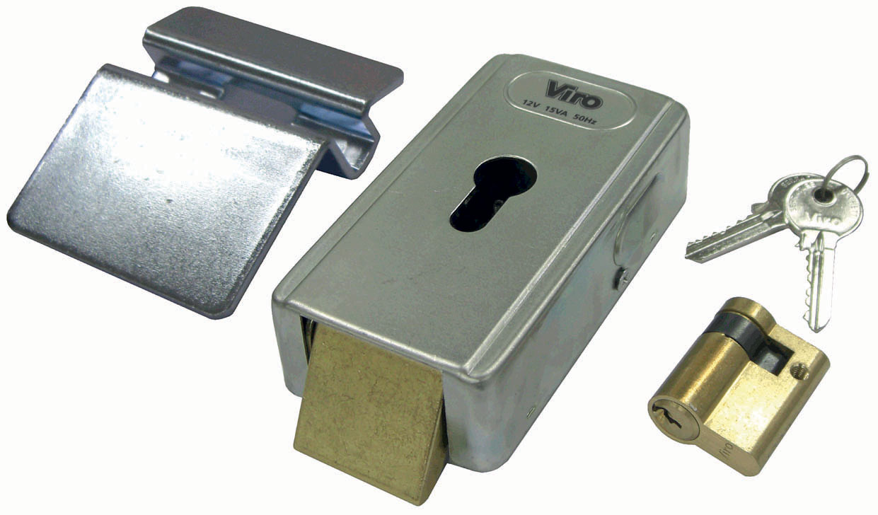 khóa điện tử kiểu khóa đứng cho cổng tự động