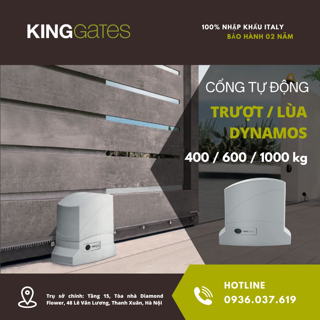 motor trượt dynamos tải trọng 400/600/1000 kinggates italy