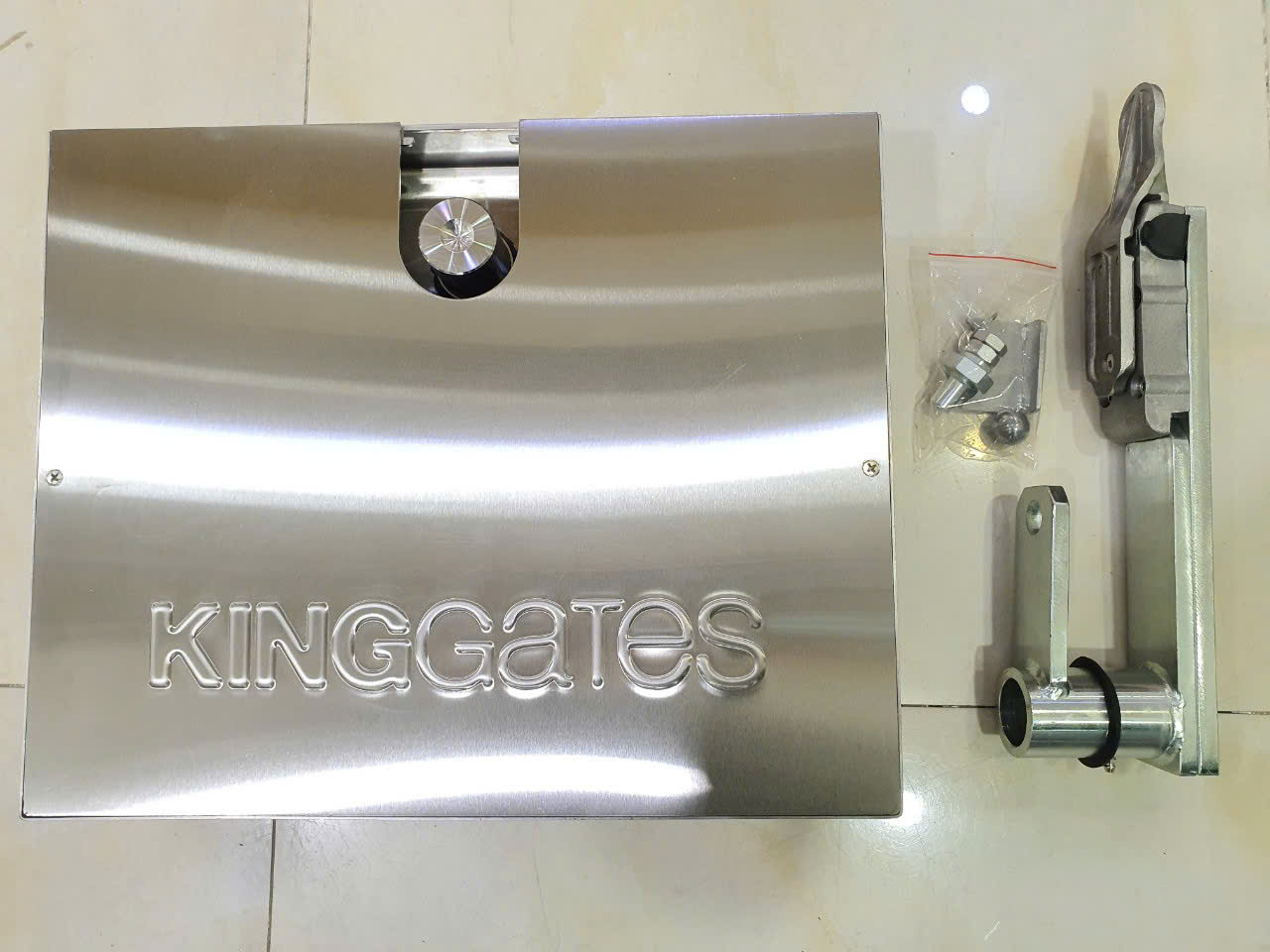 Motor Cổng Tự Động Âm Sàn Intro 24-400 Đế Inox 304