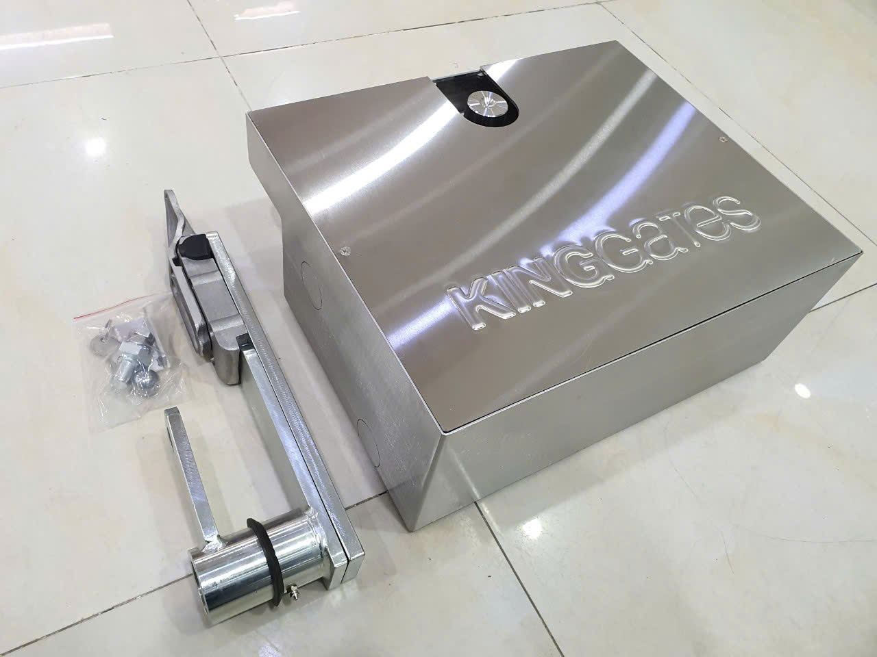 Motor Cổng Tự Động Âm Sàn Intro 24-400 Đế Inox 304