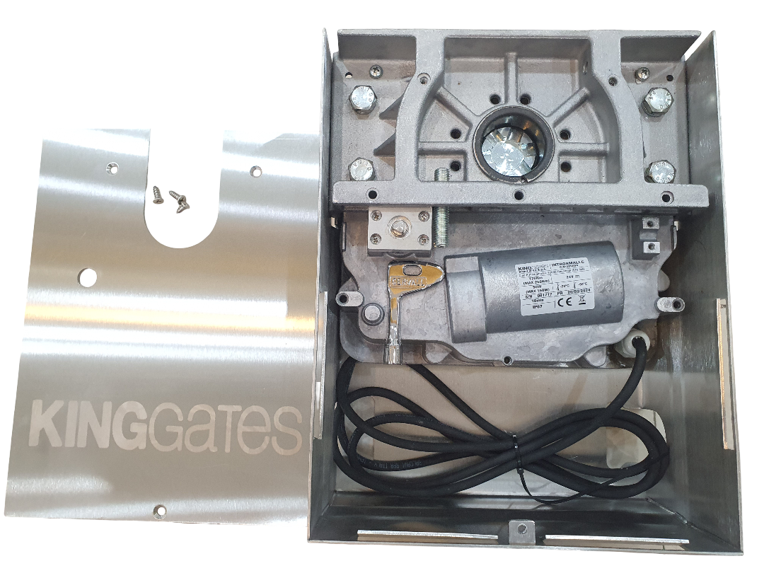 Motor Cổng Tự Động Âm Sàn Introsmallc Đế Inox 304 phẳng